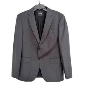 BOSS Hugo Boss Super 120 Italian Wool Blazer – Slim Fit – Size 40S